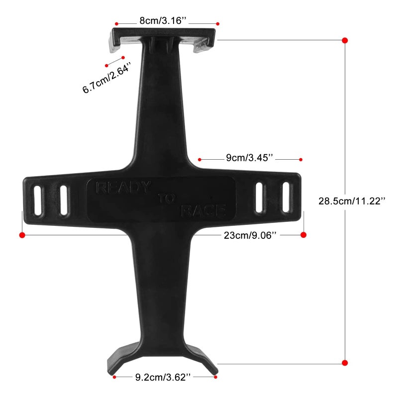 PRO CAKEN 10.6 inch Universal Motorcycle Fork Brace Protection Plastic Fork Support Guard Fork Saver for Most Motorcycles Pit Dirt Bikes Motorcycle Accessories-Black - Image 2